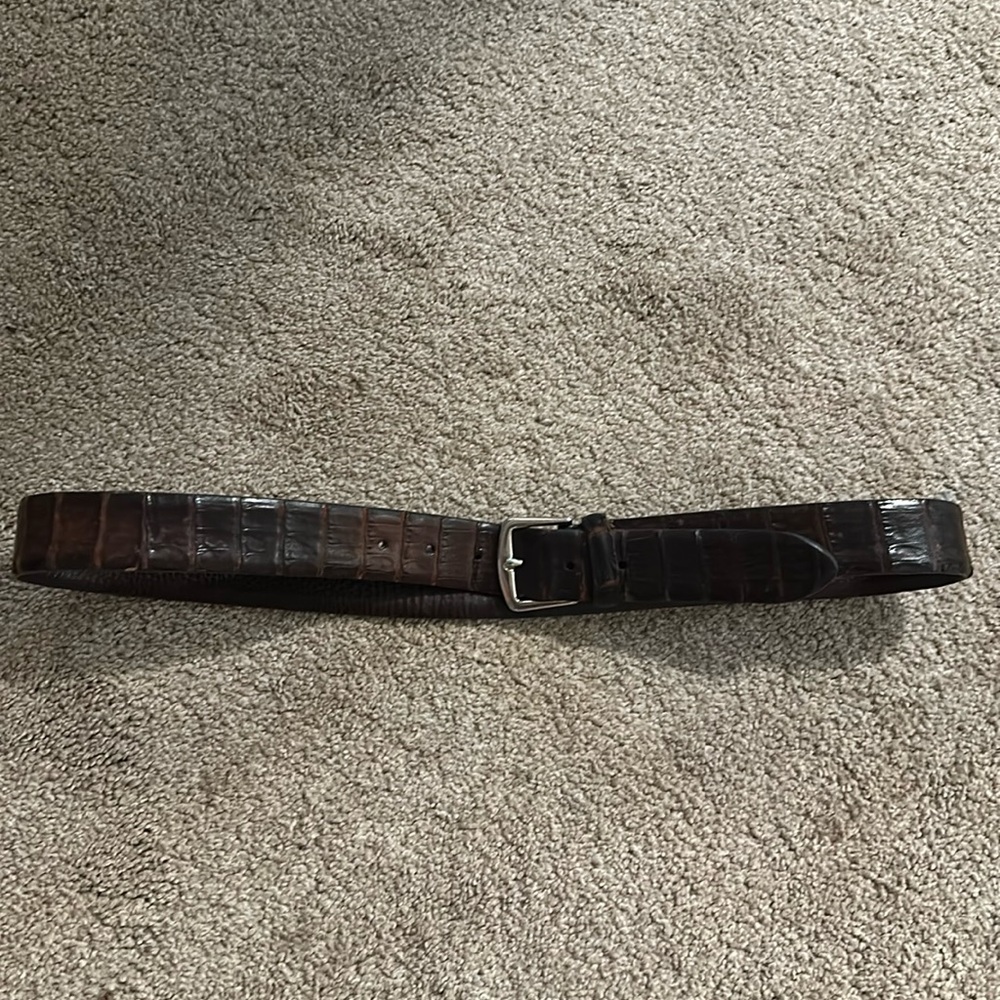 Snakeskin belt